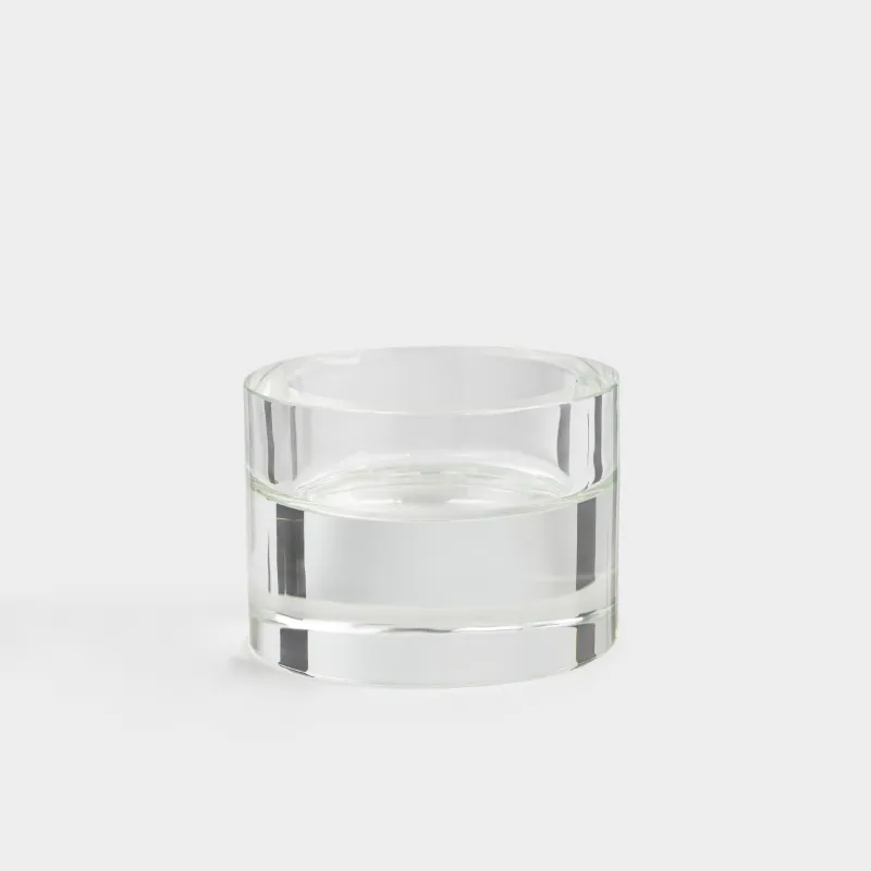 Подсвечник, 5х4 см, для чайной свечи, кристальное стекло, Lux crystal