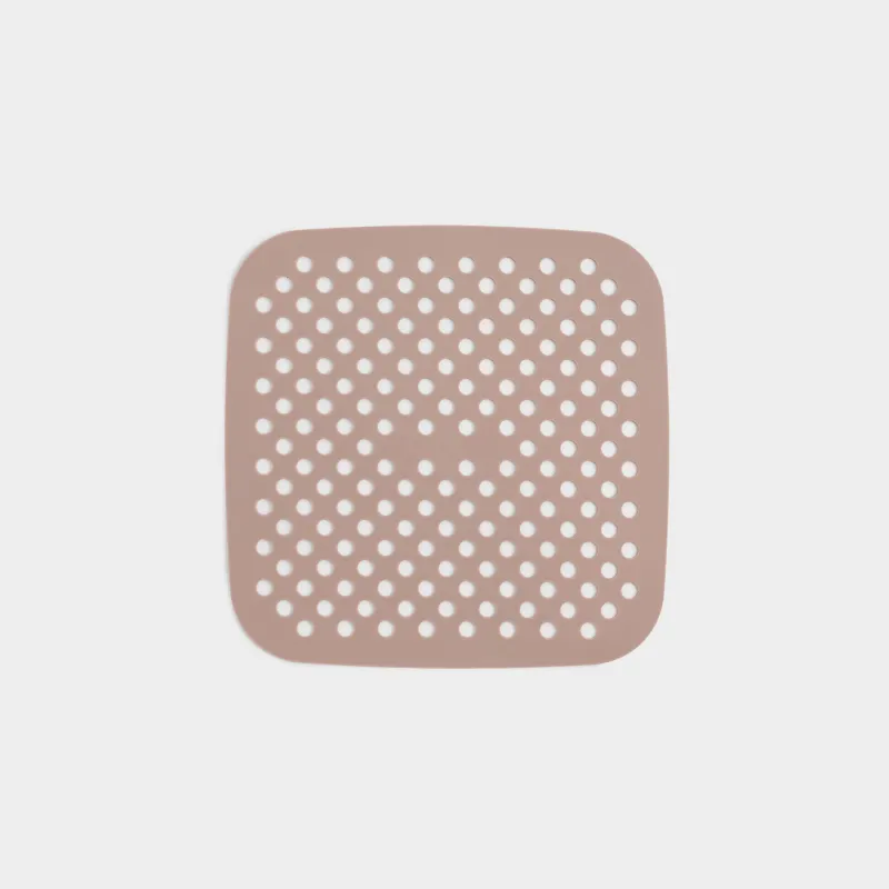 Ауа қуырғышқа арналған астар, 19х19 см, силикон, шаршы, сарғылт-қоңыр, Galori