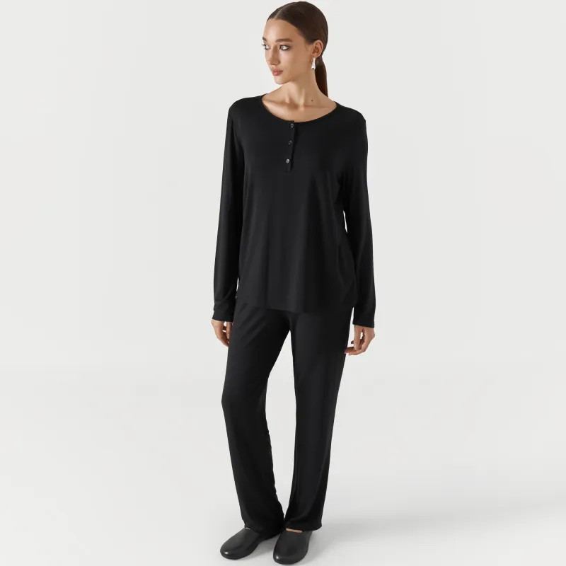 Брюки домашние, черные, Kelsey