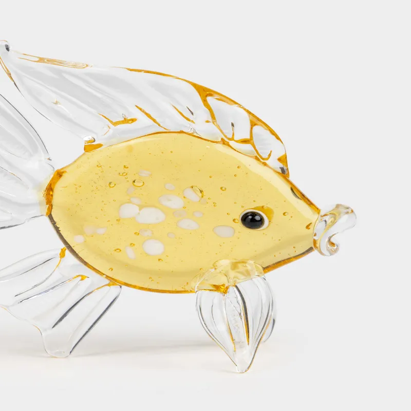 Мүсінше, 7 см, шыны, түсті, Балық, Vitreous, image-2