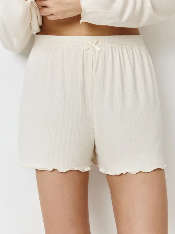 Шорты женские, домашние, с рюшами, Rosemary, image-2