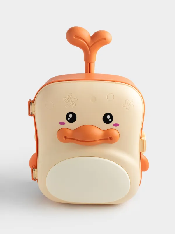 Құмға арналған ойын жинағы, 7 зат, чемоданда, пластик, Үйрек, Sunny, image-0