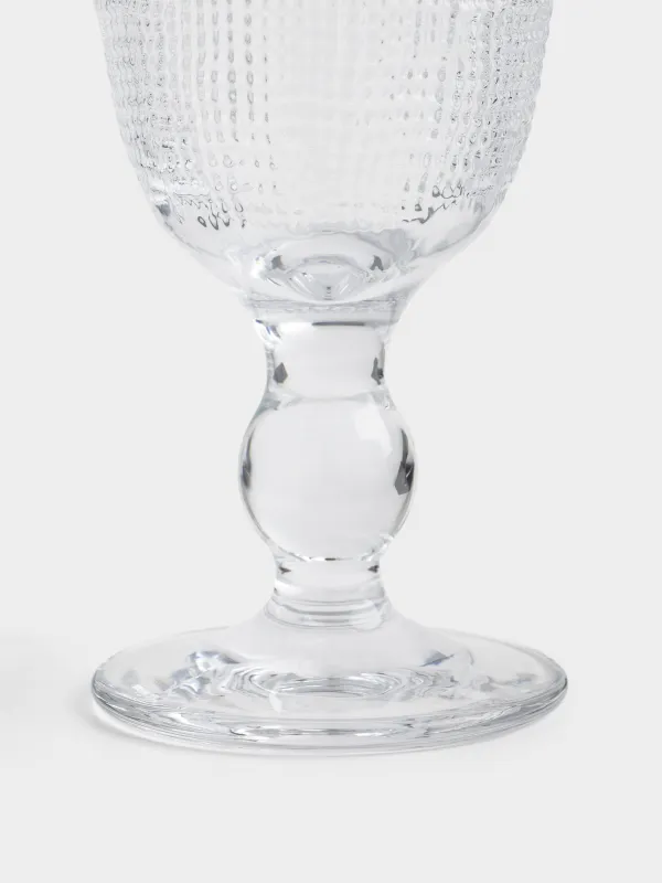 Шарап шыныаяқ, 260 мл, шыны Р, күміс жиегі бар,, Grain silver, image-3