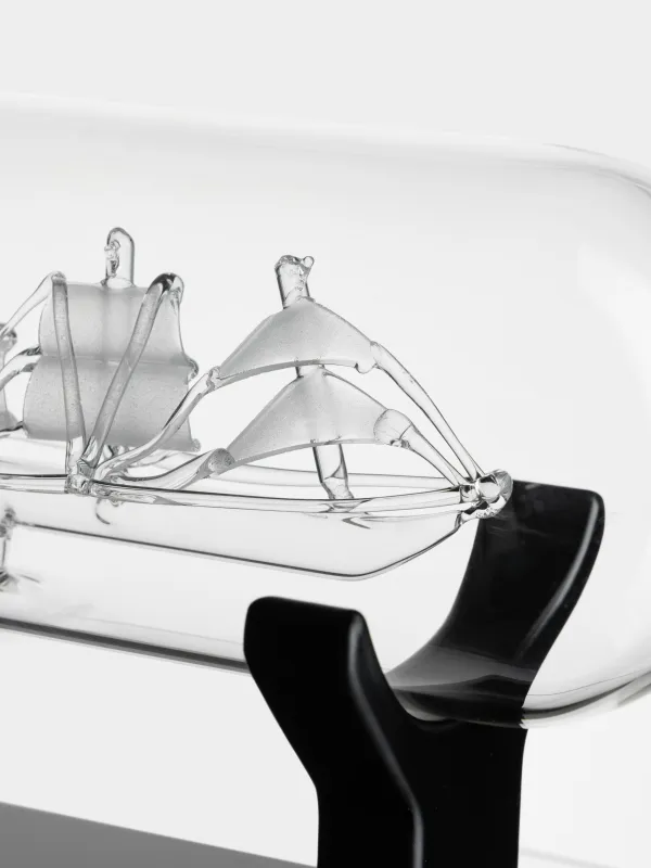 Графин, 750 мл, на подставке, стекло Б/дерево, Корабль, Bar, image-4