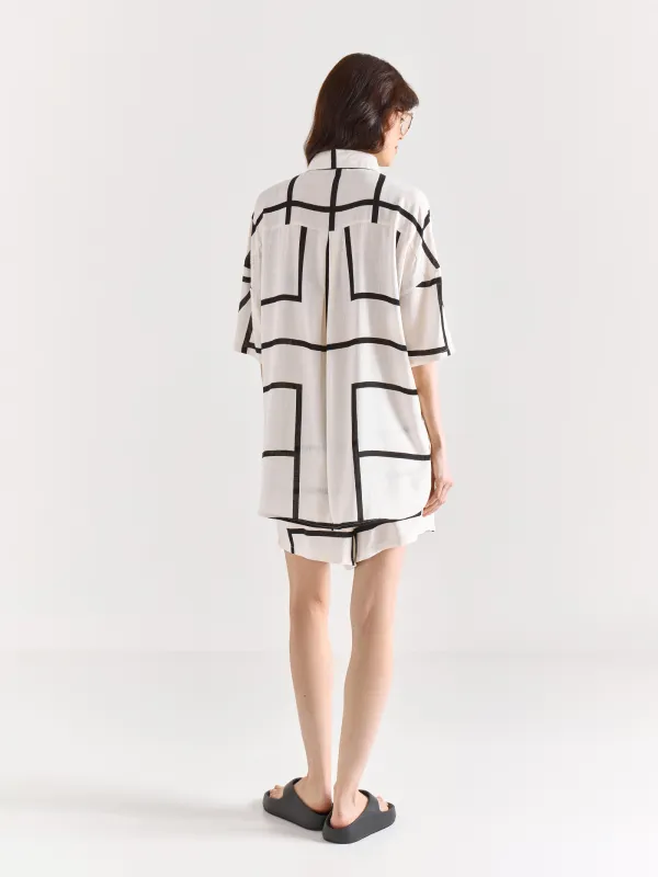 Рубашка женская, с коротким рукавом, Nataly, image-3