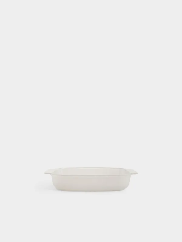 Форма для запекания, 35х23 см, стекло Т, прямоугольная, бежево-молочная, матовая, Cook matte, image-0