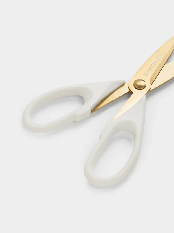 Асүйлік қайшы, 22 см, болат/пластик, сүтті-алтындатылған, Milk kitchen, image-2