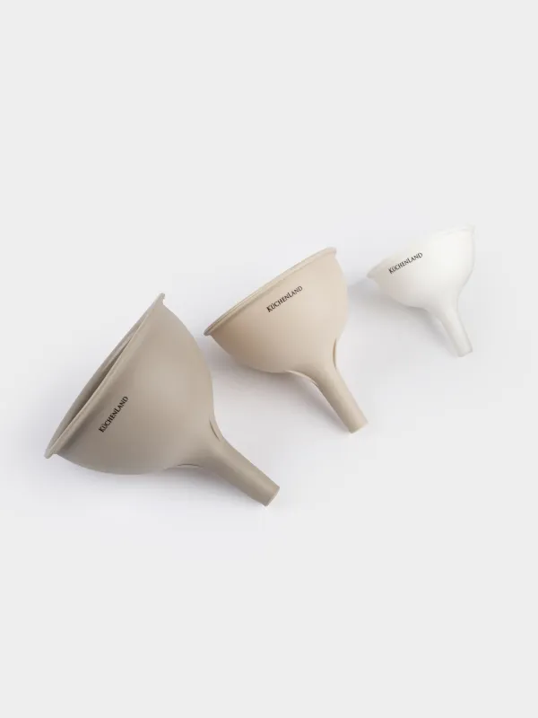 Шұңқыр жиынтығы, 3 дана, силикон, бежевый-кілегей, Soft Kitchen, image-3