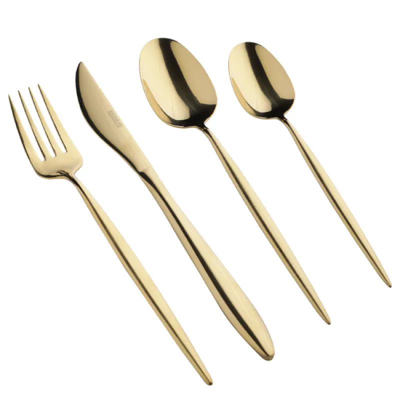 Ас құралдары, 6 тұлға, 24 зат, болат, алтын, Istanbul, image-0