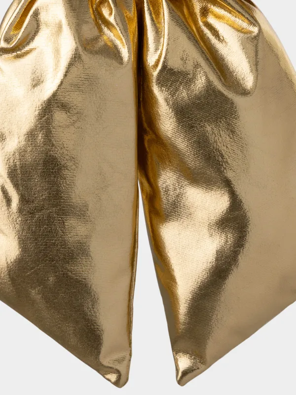 Украшение декоративное, 26 см, полиэстер, золотистое, Бант, Vogue bow, image-2