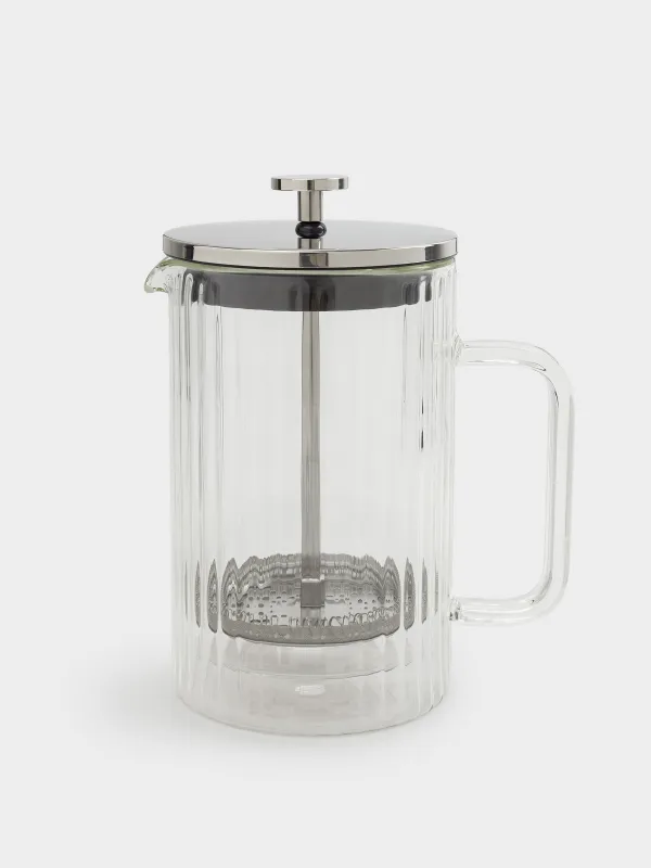 Френч-пресс, 800 мл, стекло Б/сталь, Air ribby, image-0