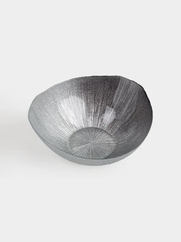 Салатник, 24х9 см, 1,7 л, стекло, серебристо-серый, Angle, image-3