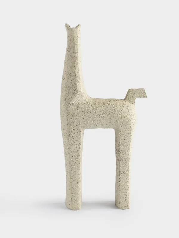 Мүсінше, 25 см, полирезин, ақ, Ат, Horse white, image-3