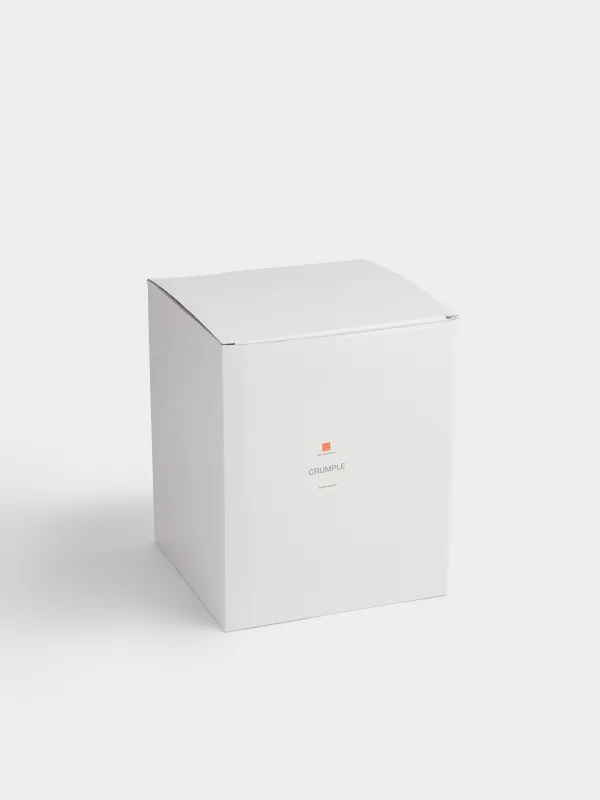 Гүл вазасы, 24 см, керамика, сүт түстес, Толқынды жиек, Crumple, image-4