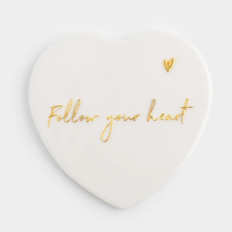 Саптыаяқ тұғыры, 11х11 см, керамика/тығын, сарғылт-қоңыр, Жүрек, Scroll