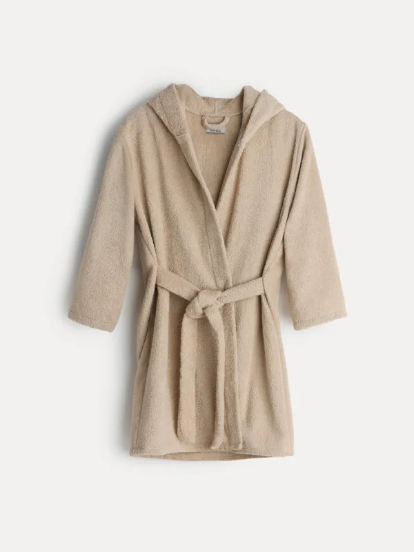 Халат детский, бежевый, Ушки, Teddy, image-9