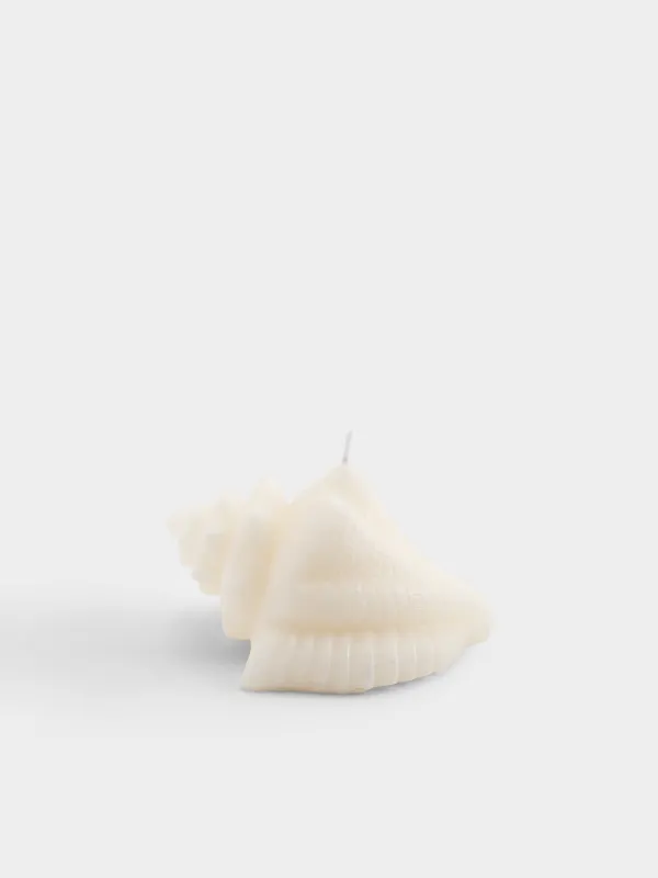 Хош иісті шам, 11х7 см, ақ, хош иіс, Қабыршақ, Seaside candle, image-0