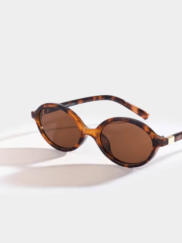 Күннен қорғайтын көзілдірік, пластик, сопақ, тасбақалы, Eyewear, image-1