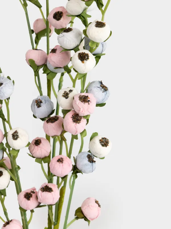 Сәндік бұтақ, 78 см, қағаз/пенопласт, Қызғылт гүлдер, Flower garden, image-3