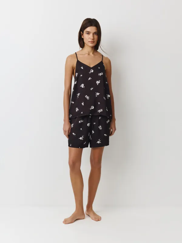 Топ женский, домашний, черно-белый, Leyra, image-1