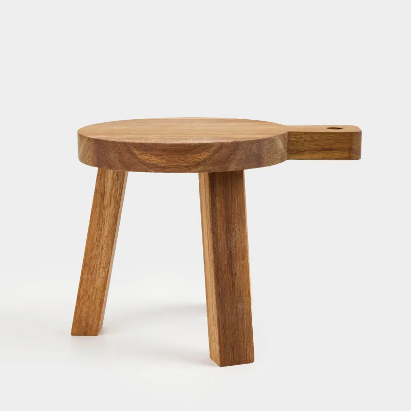 Сервистік ыдыс, 20х15 см, сабы бар, аяқты, ағаш, Noble tree, image-3