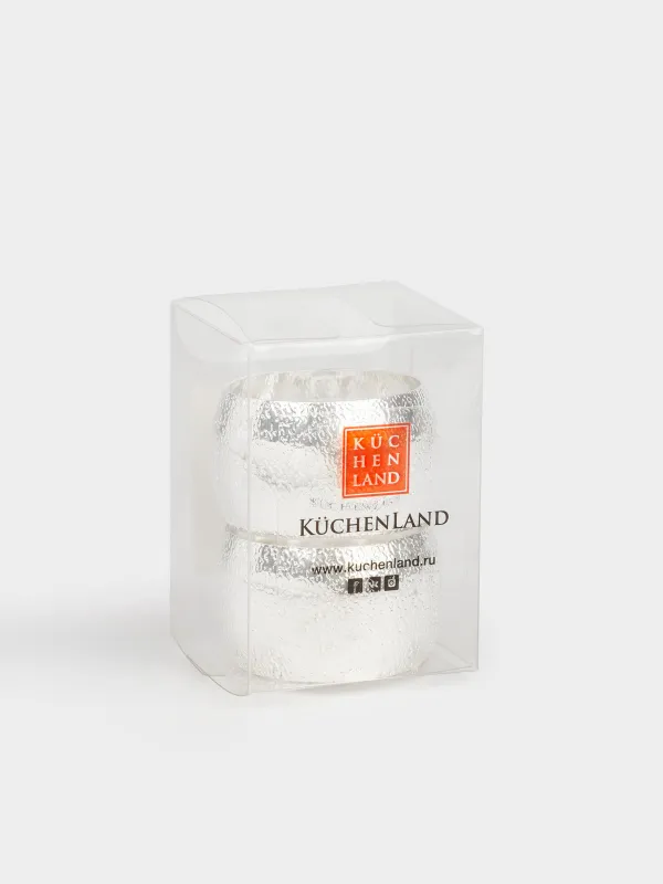 Майлық сақинасы, 5 см, 2 дана, металл, күміс, Сақина, Fantastic, image-5