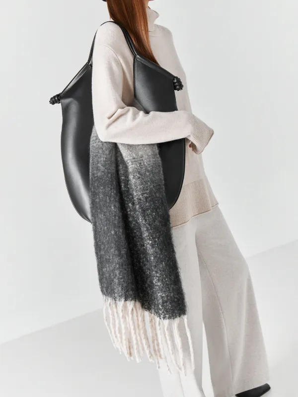 Әйелдер шарфы, 180x50 см, полиэстер, сұр-сарғылт-қоңыр, Loop, image-7