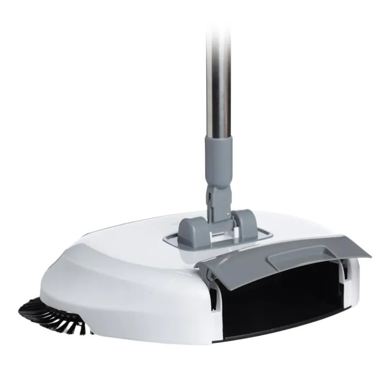 Щетка-сборщик мусора, 115 см, механическая, пластик/сталь, серо-белая, Mop, image-2