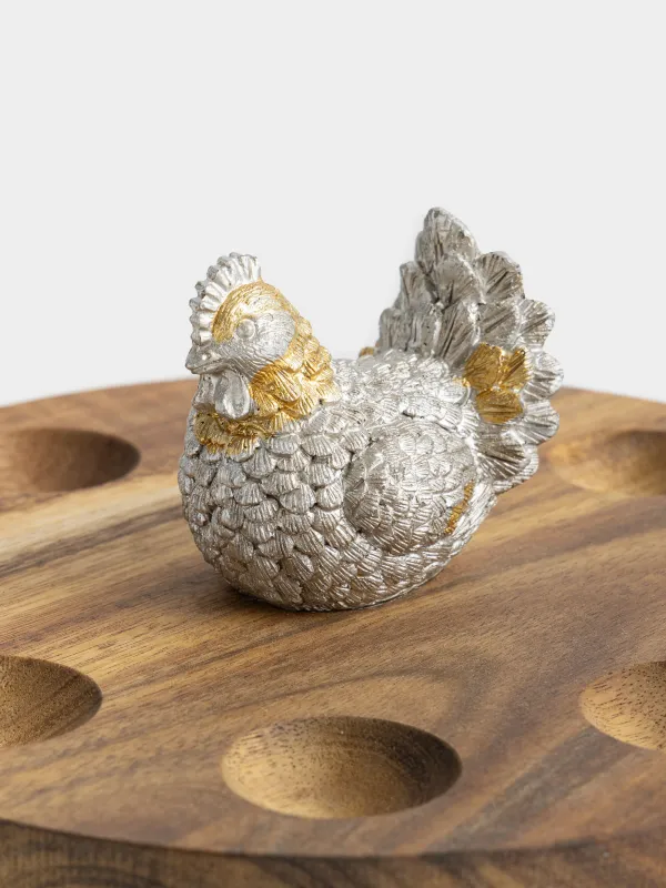 Блюдо пасхальное, 18х6 см, 8 отделений, Курочка, Noble tree, image-3