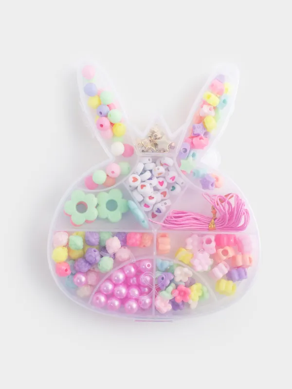 Шығармашылық жиынтығы, 14х12 см, зергерлік бұйымдар жасау, пластик, қоян, Creative, image-0