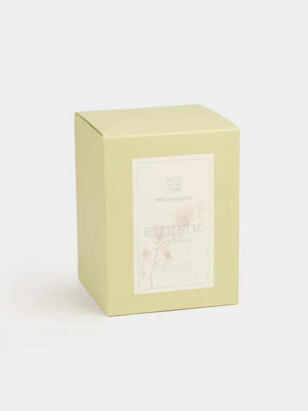 Свеча ароматическая, 11 см, в подсвечнике, с крышкой, стекло, Midnight orchid, Esthetic, image-4