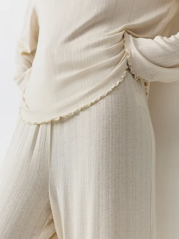 Әйелдерге арналған лонгслив, үйге арналған, өлшемі S, модал/вискоза/эластан, сары, Dirona, image-2