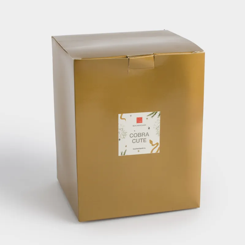 Статуэтка, 13 см, полирезин, серебристая, Кобра, Cobra cute, image-5