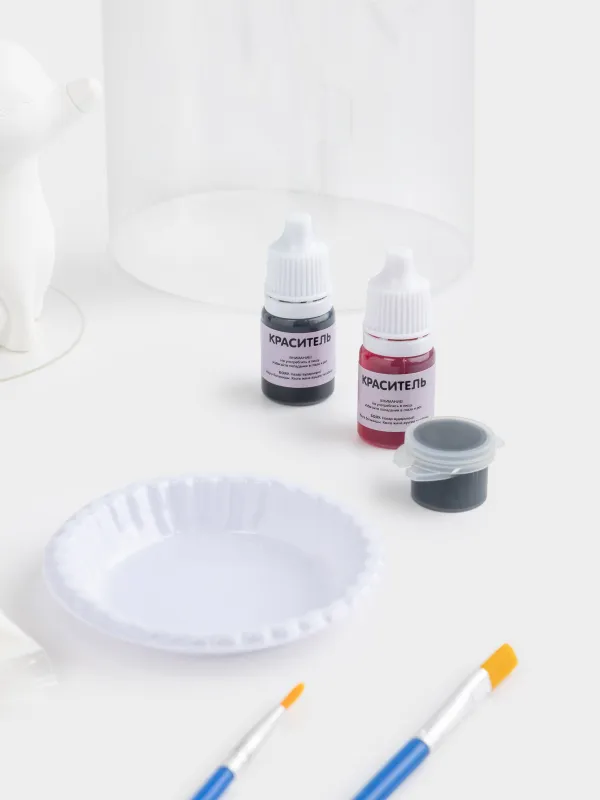 Набор для творчества, 1 пр, кварцевая живопись, гипс, Снежная лиса, Creative, image-2