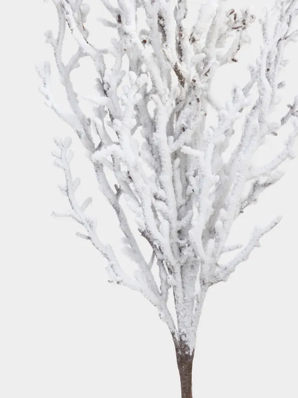 Сәндік бұтақ, 60 см, пластик, Мұздатылған бұтақтар, Snowy decor, image-1