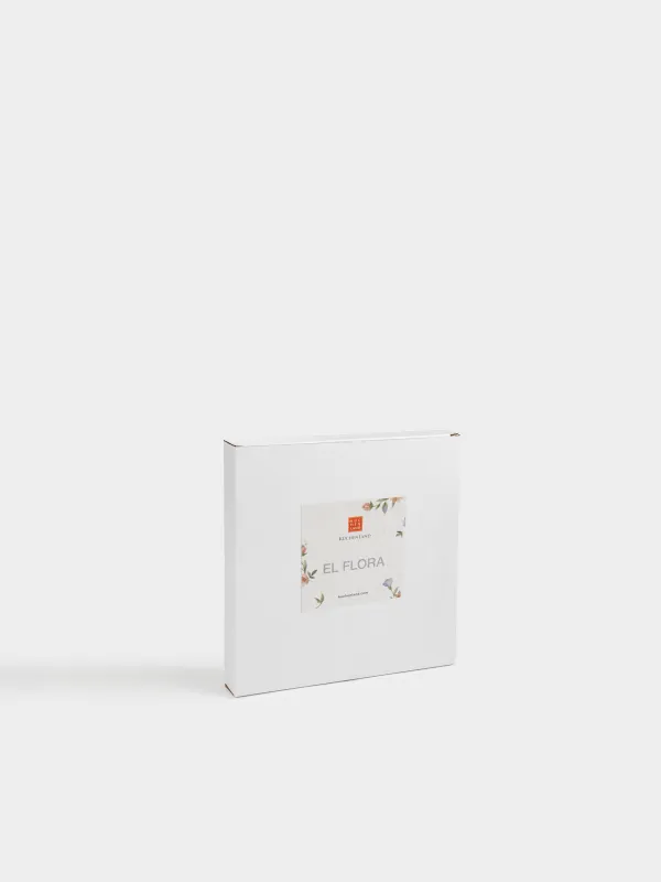 Блюдо пасхальное, 14x см, 5 отд, керамика D, молочное, Нежные цветы, El flora, image-5