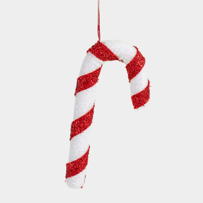 Шырша ойыншығы, 23 см, жұмсақ, пенопласт/жылтыр, қызыл-ақ, Кәмпит, Figure sparkle