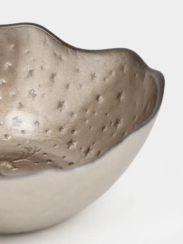 Кесе, 13х5 см, 250 мл, шыны, сүт және қола түстес, Бұғы, Brumal, image-3