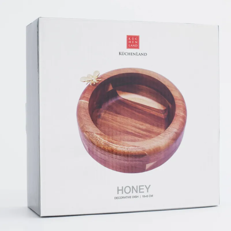 Блюдо декоративное, 19 см, Пчела, Honey, image-6