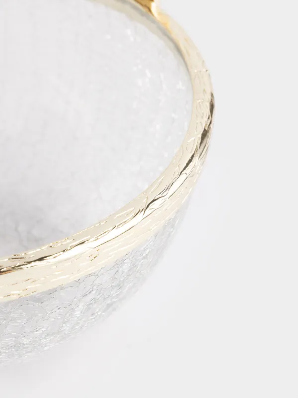 Салат ыдысы, 20х16 см, 1,5 л, шыны/металл, алтын, Бұғы, Arctic deer, image-6