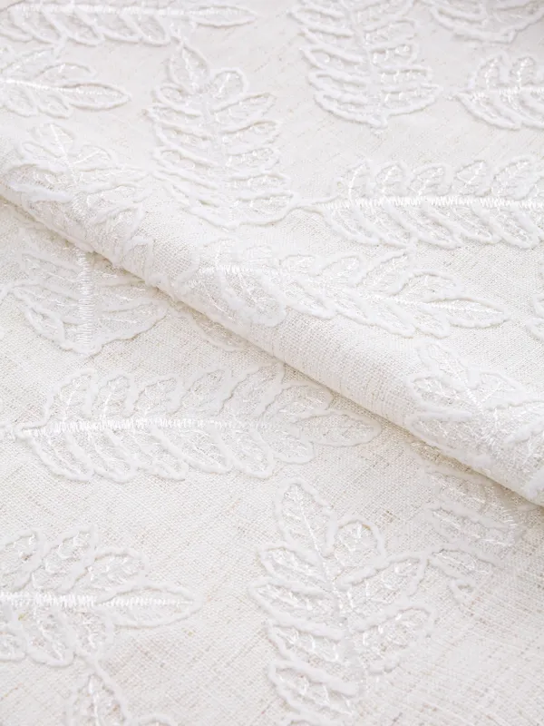 Дорожка настольная, 40х160 см, полиэстер, молочная, Листья, Fall foliage, image-1