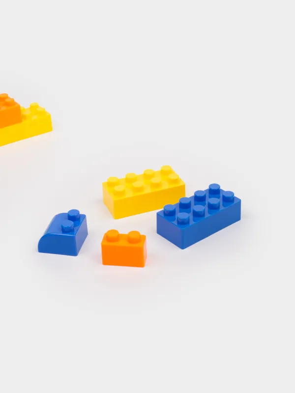 Құрастырушы ойыншық, 41х21 см, пластик, Текшелері бар көлік, Hobby kids, image-5