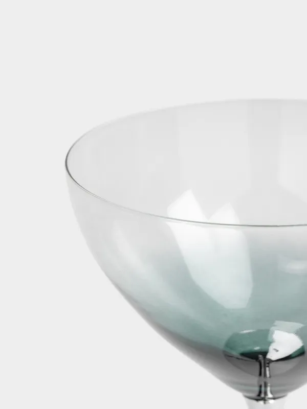 Шампан бокалы, 230 мл, 2 дана, шыны, сұр градиент, Vergato gradient, image-3