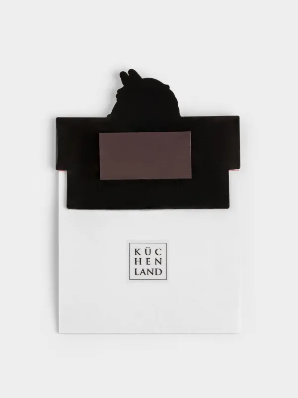 Күнтізбесі бар магнит, 9 см, резеңке/қағаз, сарғылт-қоңыр, Жылқы, Horse christmas, image-1