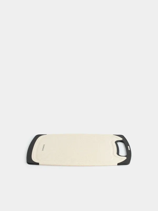 Азық-түлік турайтын тақтай, 32х20 см, тікбұрыш, пластик/резеңке, сүт түсті, Speck-light, image-4