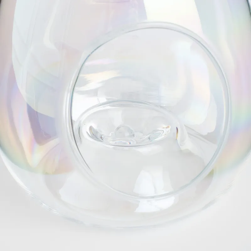 Кәмпит ыдысы, 17х23 см, шыны, інжу-маржан, Жұмыртқа, Clear polar, image-4