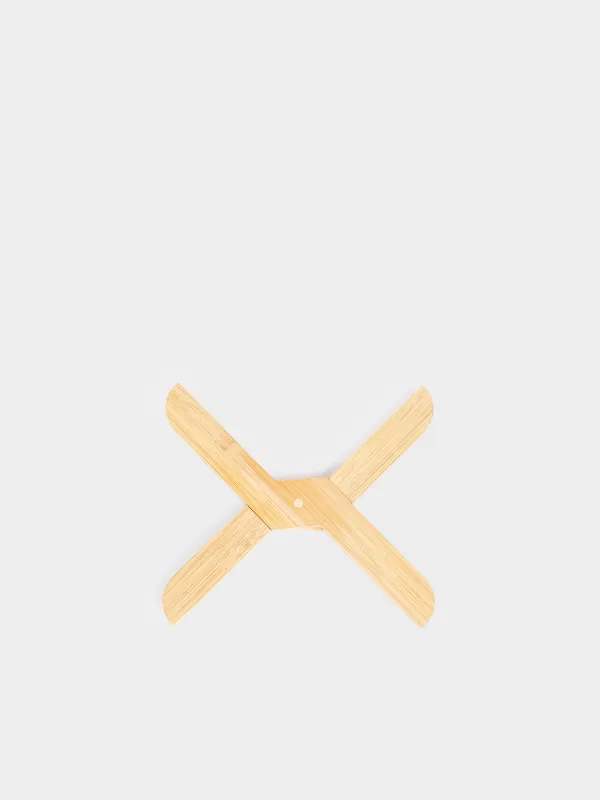 Ыстыққа арналған тұғыр, 20 см, жиналмалы, бамбук, Bamboo, image-1