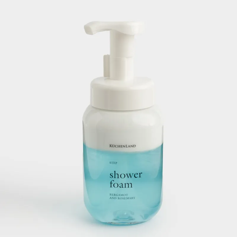 Гель-пенка для душа, 485 мл, увлажняющий, Бергамот/Розмарин, Step, image-0