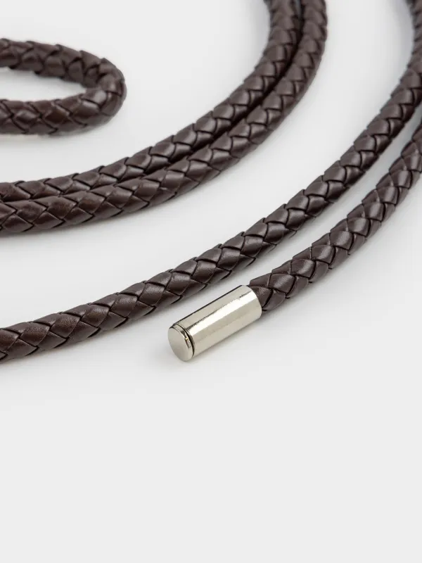 Әйелдер белбеуі, бірыңғай өлшем, полиуретан, қоңыр, Шнур, Cord, image-1