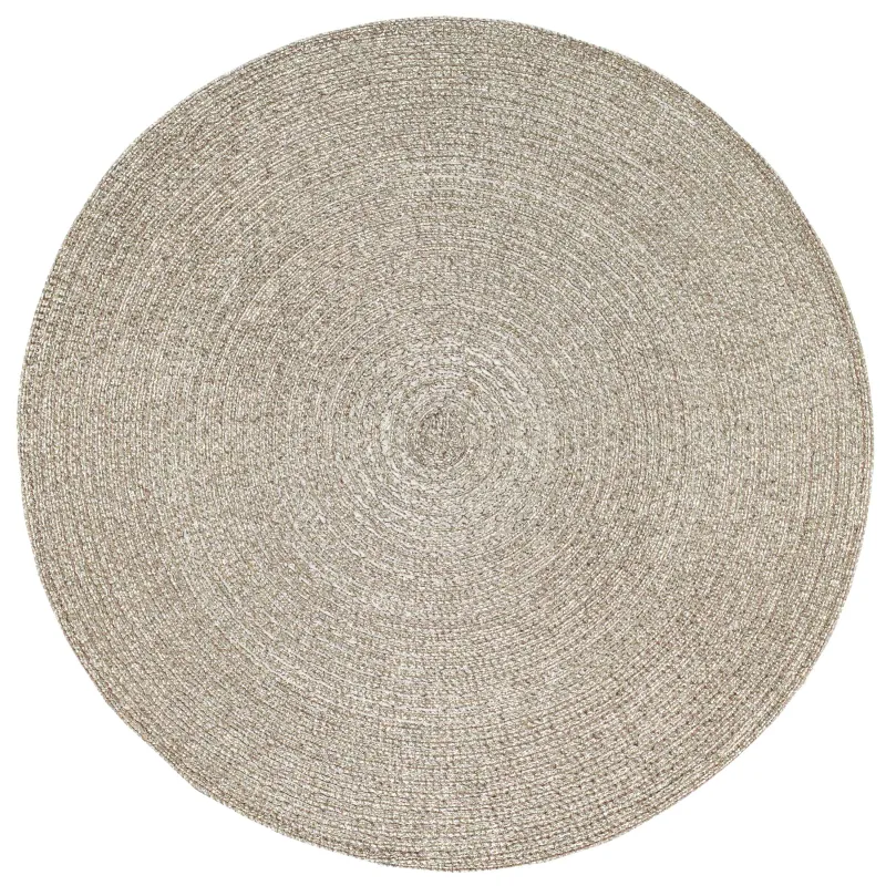 Аспап астындағы майлық, 38 см, полиэстер, дөңгелек, шампань, Rotary shine